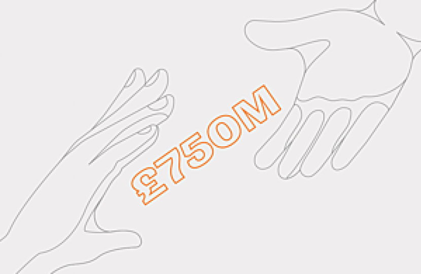 £750m graphic