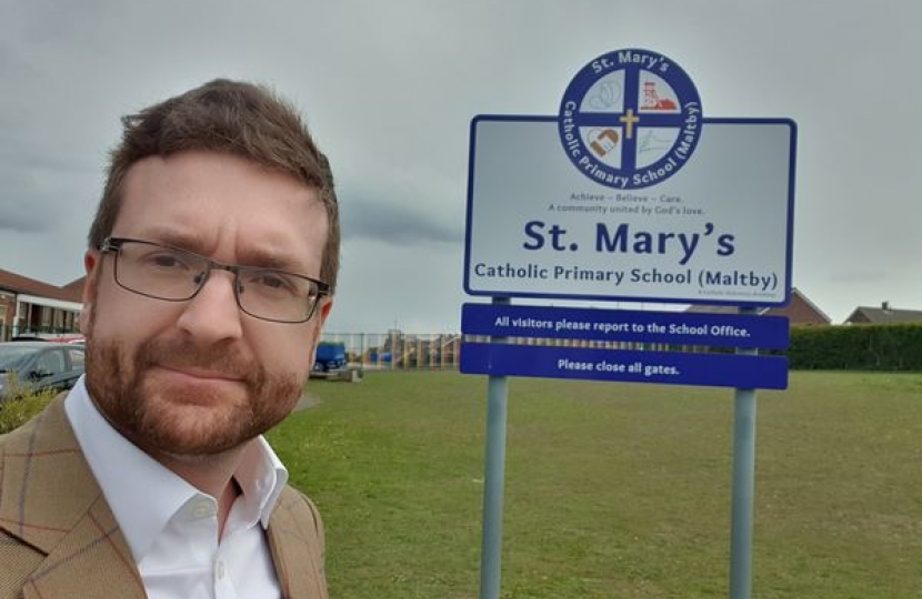 Alexander Stafford at St Mary's School in Maltby