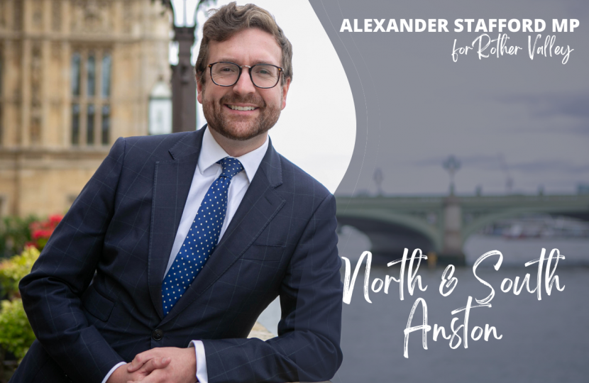 Alexander Stafford MP in North Anston South Anston