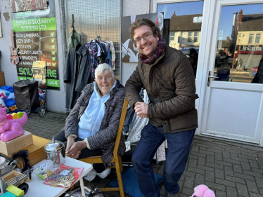 Alexander with Sandra Blockley MBE