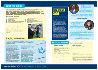 Alexander Stafford MP CSE leaflet 1