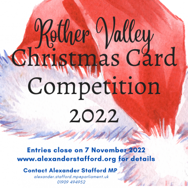 Christmas card comp graphic